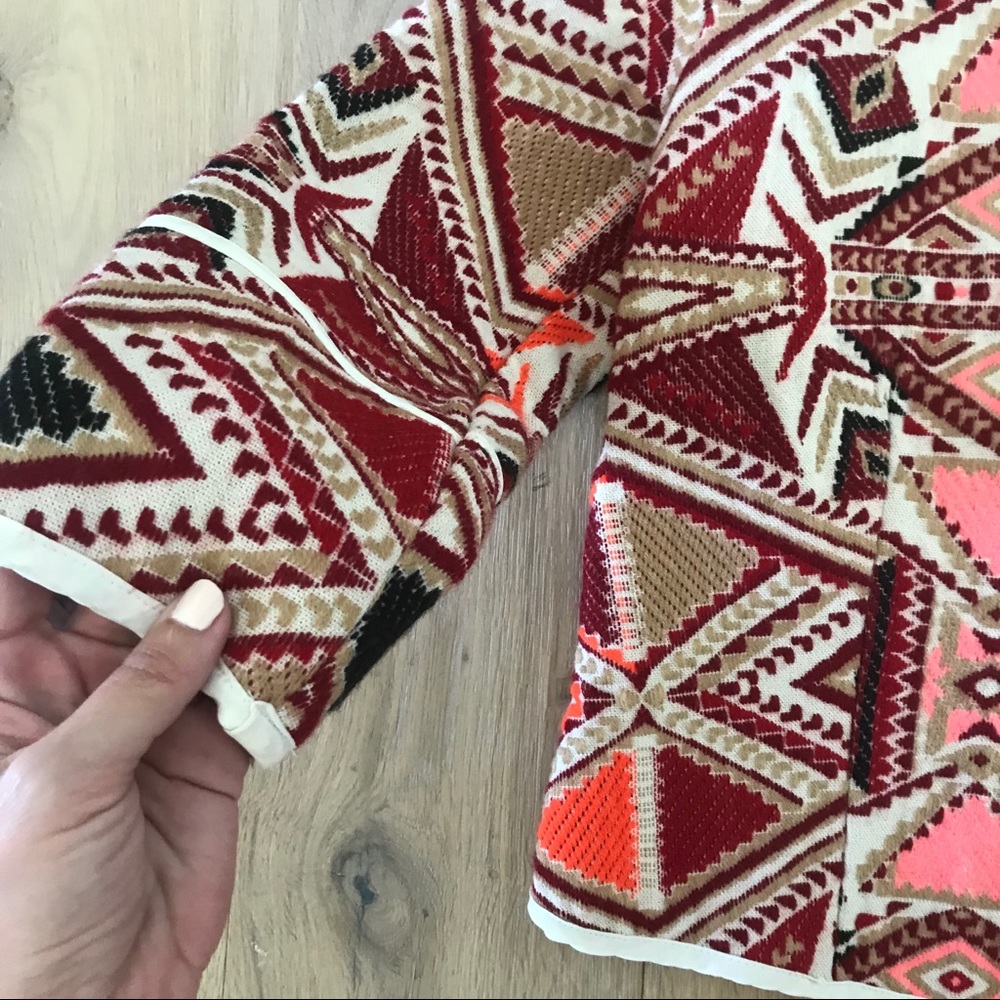 Aztec Pattern Blazer - image 5